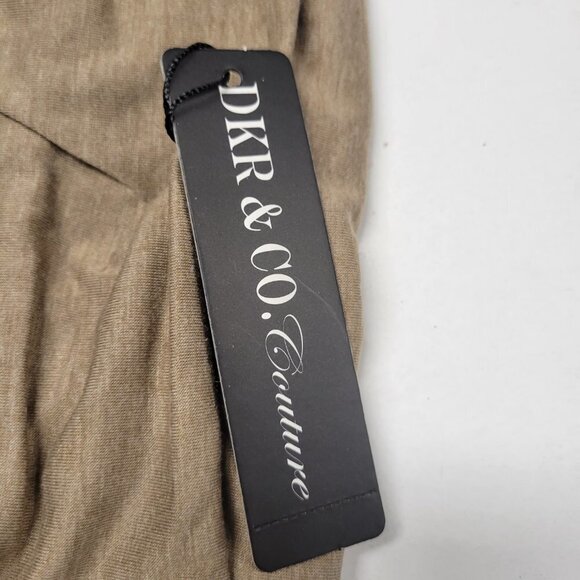 light Brown Long Sleeve Cowl Neck Blouse Top Various Sizes Size S Size XL -NW - Picture 8 of 8